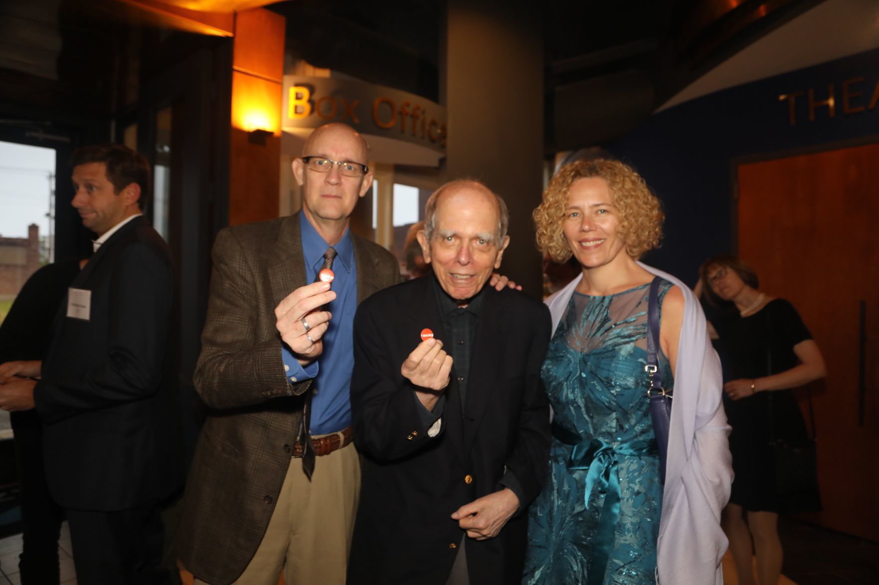 Stretch Ledford, John and Anna Loengard, honoree